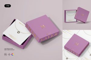 Jewelry Box Mockup Set