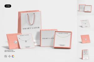 Jewelry Packaging Mockup Set