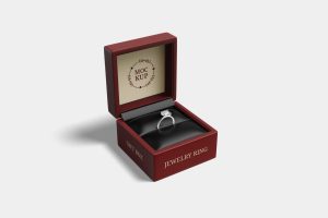 Jewelry Ring Box Mockup