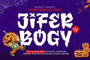 Jifer Bogy – Halloween Display Font
