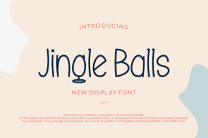 Jingle Balls – Christmas Font