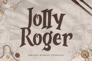 Jolly Roger – Pirates Display Typeface
