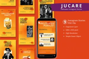 Jucare – Halloween Party Instagram Story & Canva