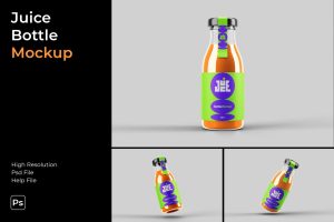 Juice Bottle Mockup