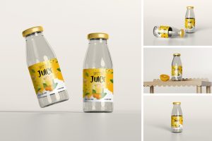 Juice Bottle Mockup