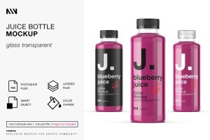Juice Bottle Mockup