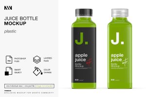 Juice Bottle Mockup
