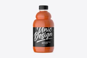 Juice Bottle Mockup