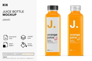 Juice Bottle Mockup