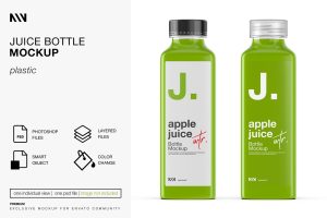 Juice Bottle Mockup