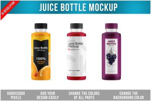 Juice Bottle Mockup