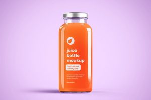 Juice Bottle Mockup
