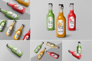Juice Bottle Mockups