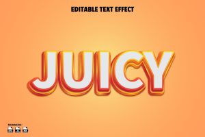 Juicy editable text effect