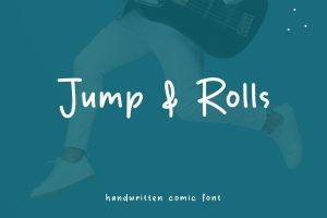 Jump & Rolls – Handwritten Font