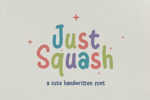 Just Squash | Cute Font