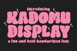 Kadomu – Cute Display Font