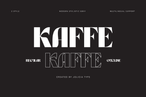 Kaffe | Psychedelic typefaces
