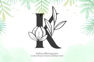 Kafina Monogram Fonts
