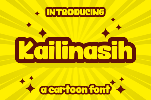 Kailinasih a Cartoon Font