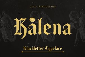 Kalena – Blackletter Font