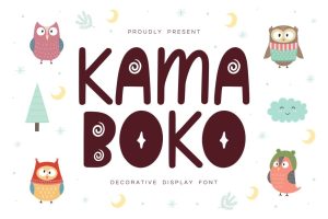 Kamaboko – Decorative Display Font