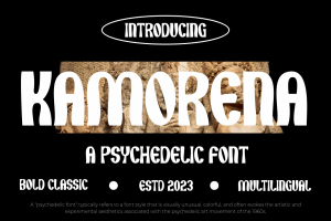 Kamorena – Psychedelic Font