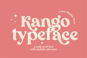 Kango Retro Font