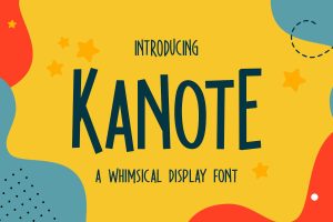 Kanote – Whimsical Display Font