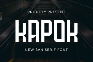 Kapok Bold Font