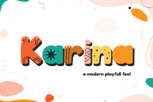 Karina Modern Playful Font