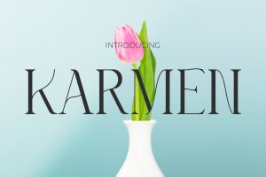 Karmen – Modern Elegance Font