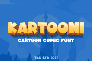 Kartooni – Cartoon Comic Font