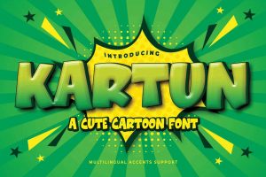 Kartun – A Cute Cartoon Font