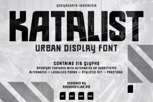 Katalist Display Font