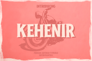 Kehenir – Modern Artdeco Font
