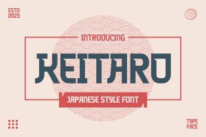 Keitaro – Japanese Font Style