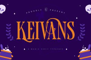 Keivans – A Magic Serif Typeface