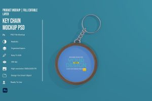 Key Chain Mockup