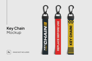 Key Chain Mockup
