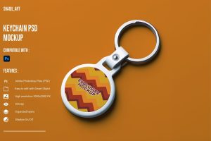 Keychain Mock Up