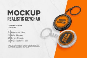Keychain Mock Up