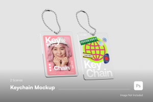 Keychain Mockup