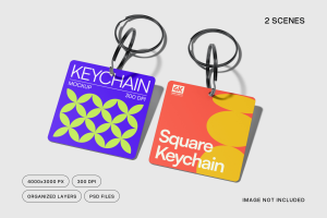 Keychain Mockup