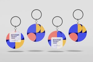 Keychains Mockup