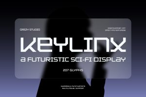 Keylinx – Futuristic SciFi Display Font