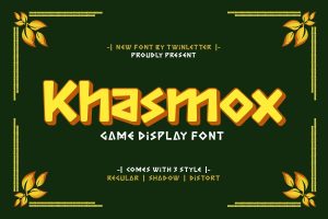 Khasmox – Game Display Font
