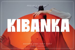 Kibanka – Modern Sans Serif Font