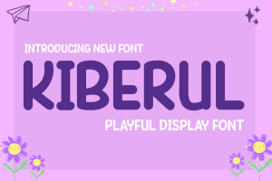Kiberul | Playful Font Display