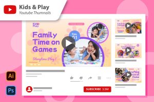 Kids & Play Youtube Thumbnail